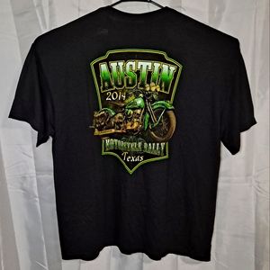 Austin 2014 Motorcycle Rally T-shirt Big Man's 3XL Black * Texas * Harley Riders